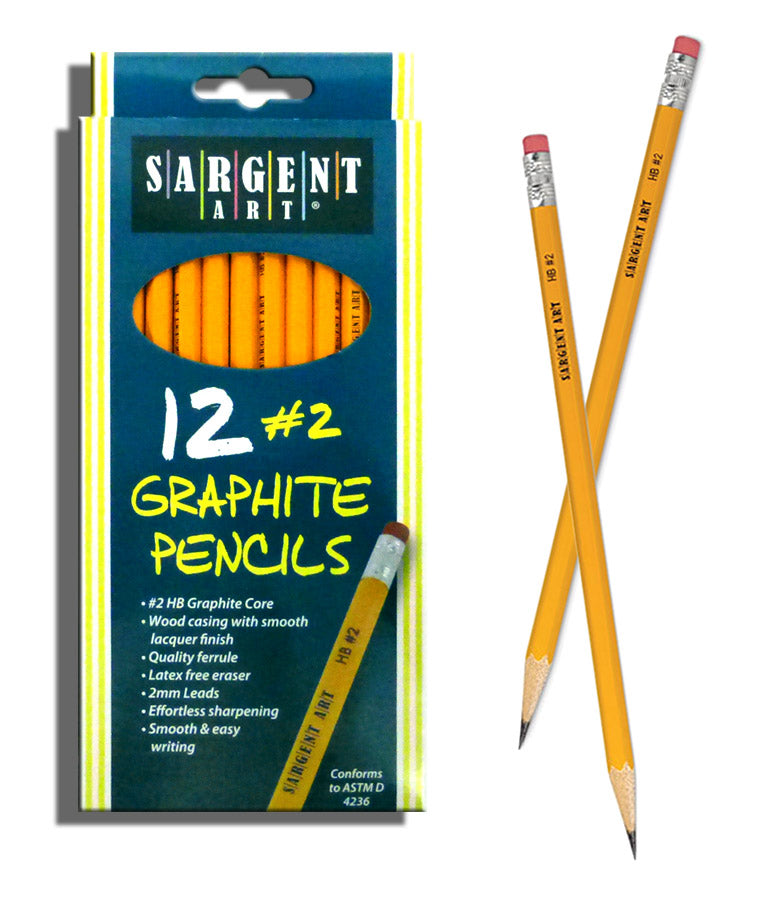 Sargent Art 12-Count #2 PENCILS – Compass Closeouts