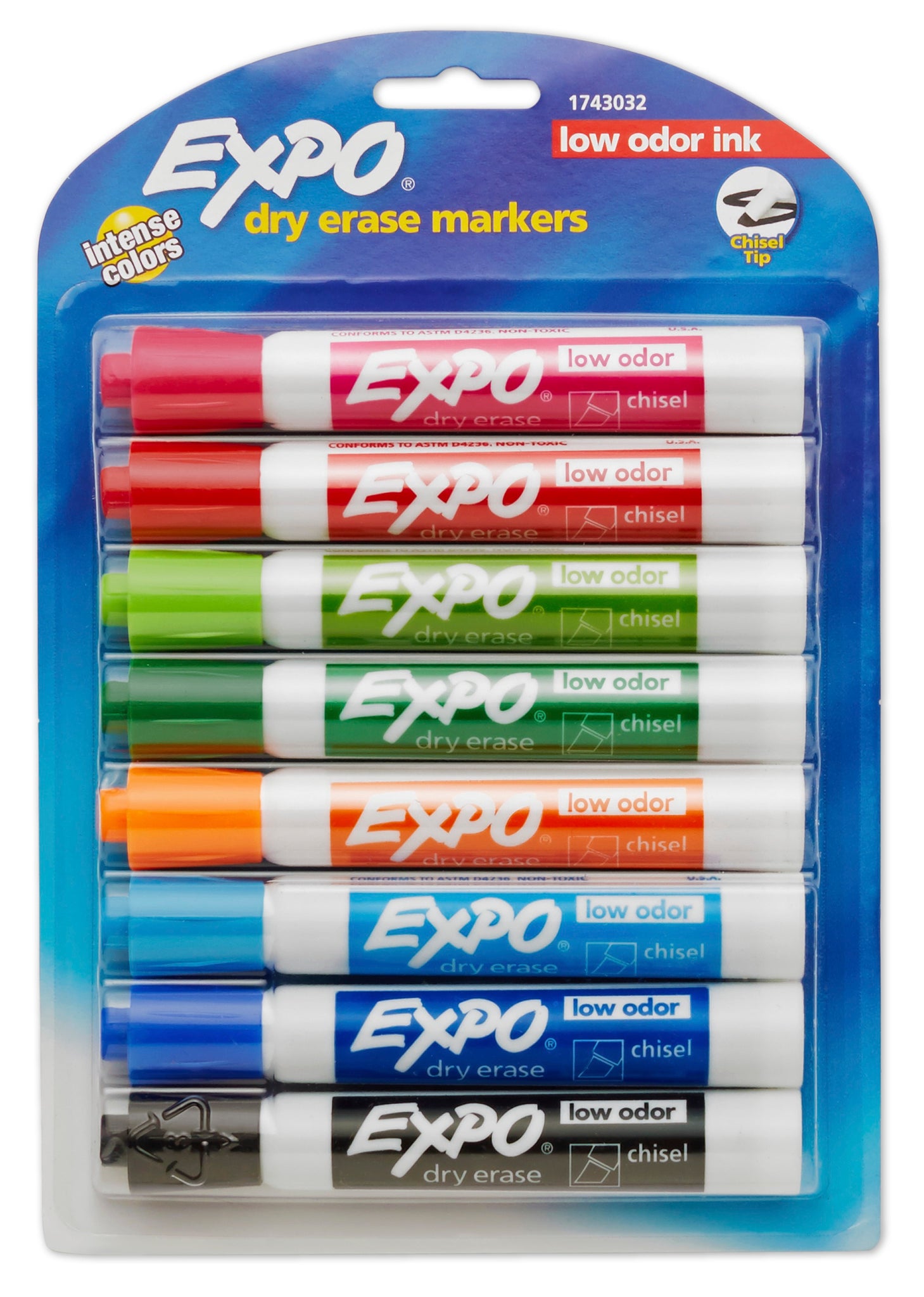 EXPO 8-Count Chisel Tip Assorted Color Dry Erase Markers