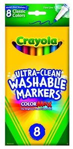 Crayola 8-Count Washable Fine Point Markers - Classic Colors