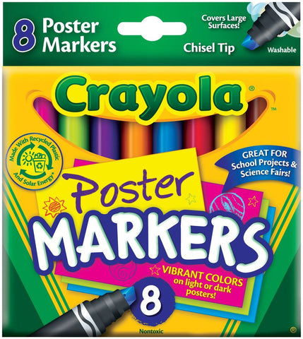 Crayola 8-Count Poster Markers