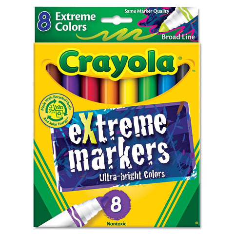 Crayola 8-Count Extreme Ultra Bright Markers