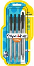 Papermate 4-Count 100RT Black Ink Pens