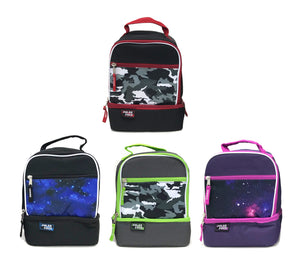 Polar Pack Assorted Fashion Color Drop Bottom Lunch Kits