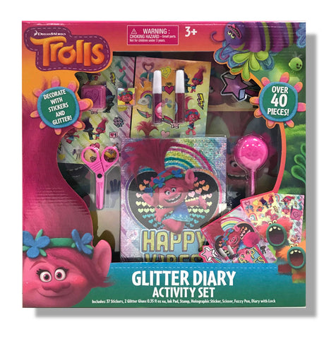 Trolls Glitter Diary Activity Set