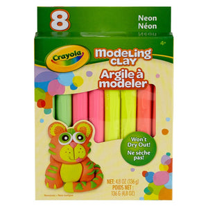 Crayola 8-Count Neon Color Modeling Clay