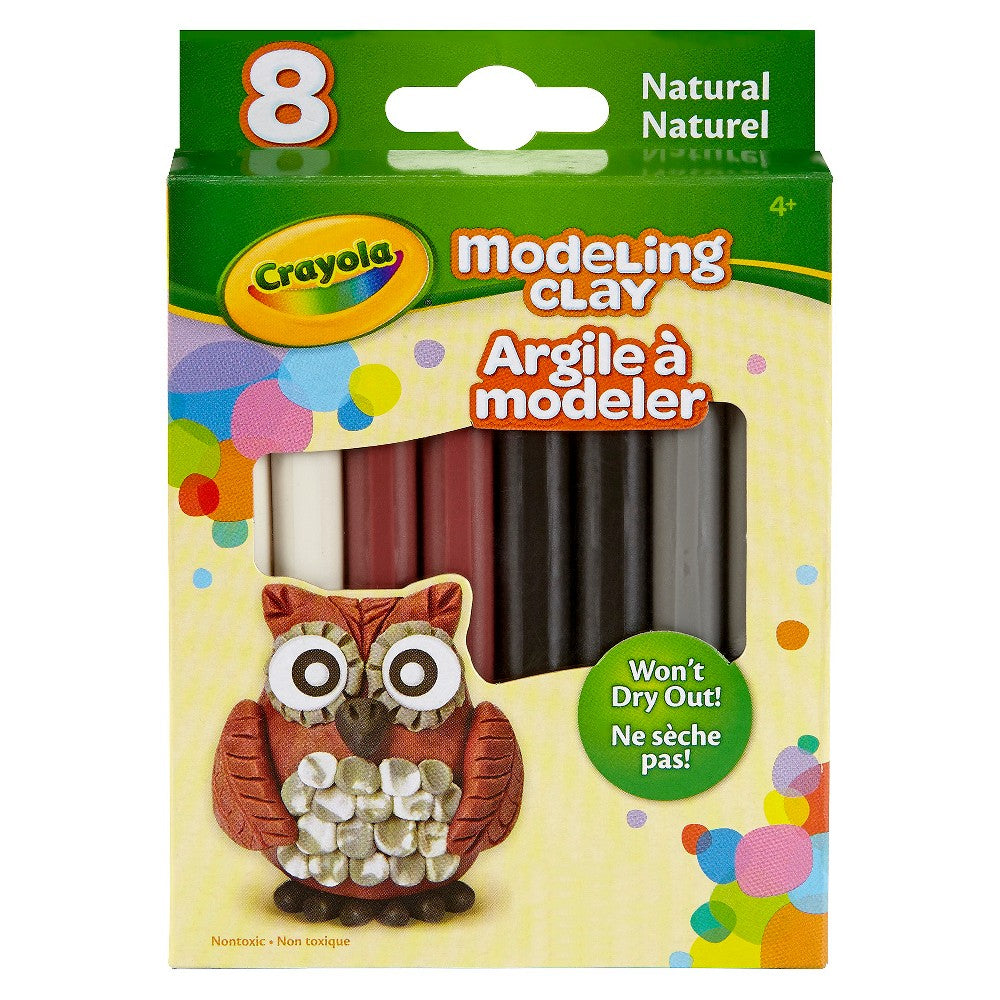 Crayola 8-Count Natural Colors Modeling Clay