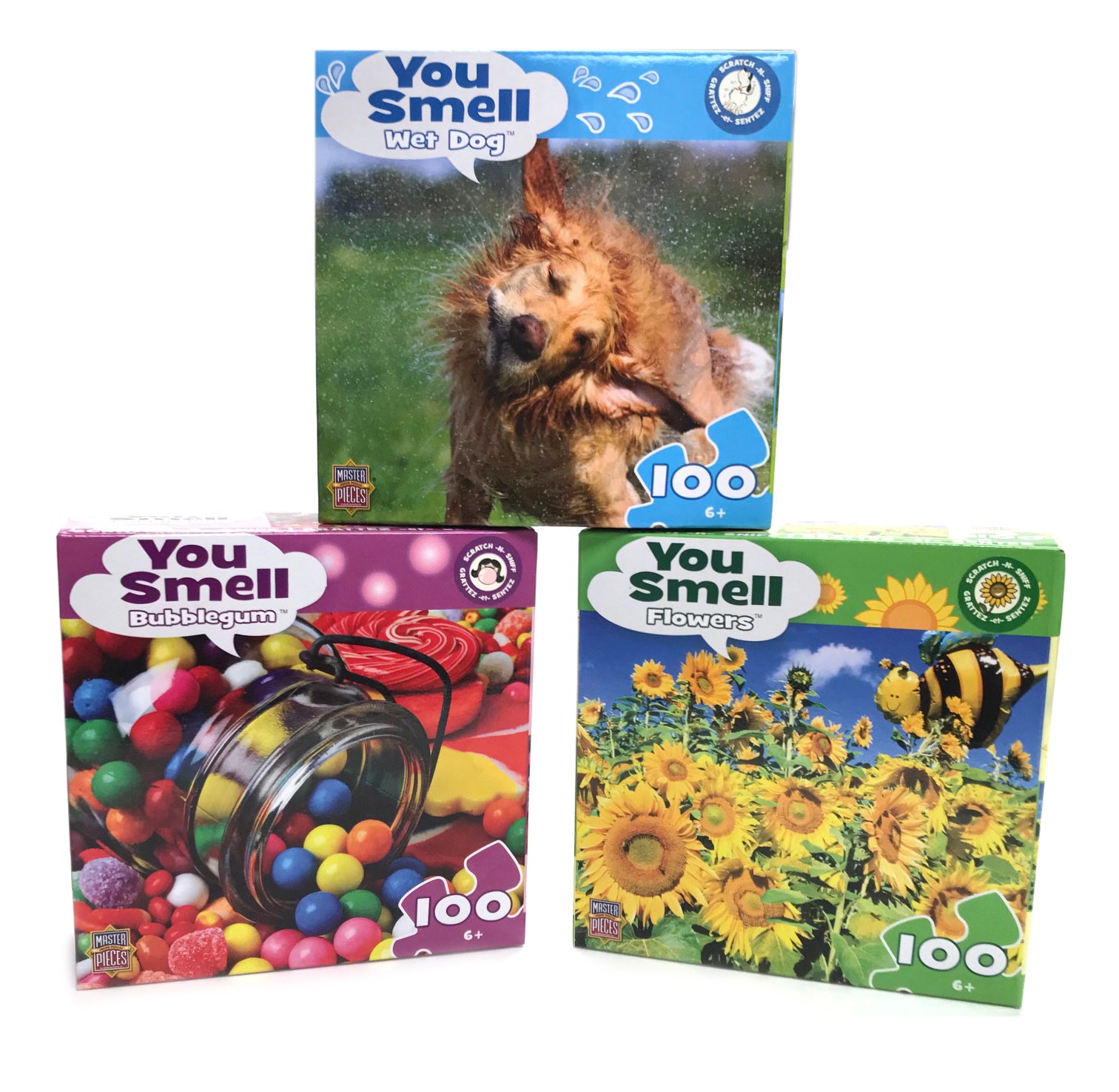 Scratch and Sniff 100-Piece Puzzles - Assorted in Case