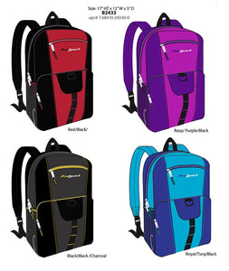 Prosport Assorted Triple-Pocket Backpacks